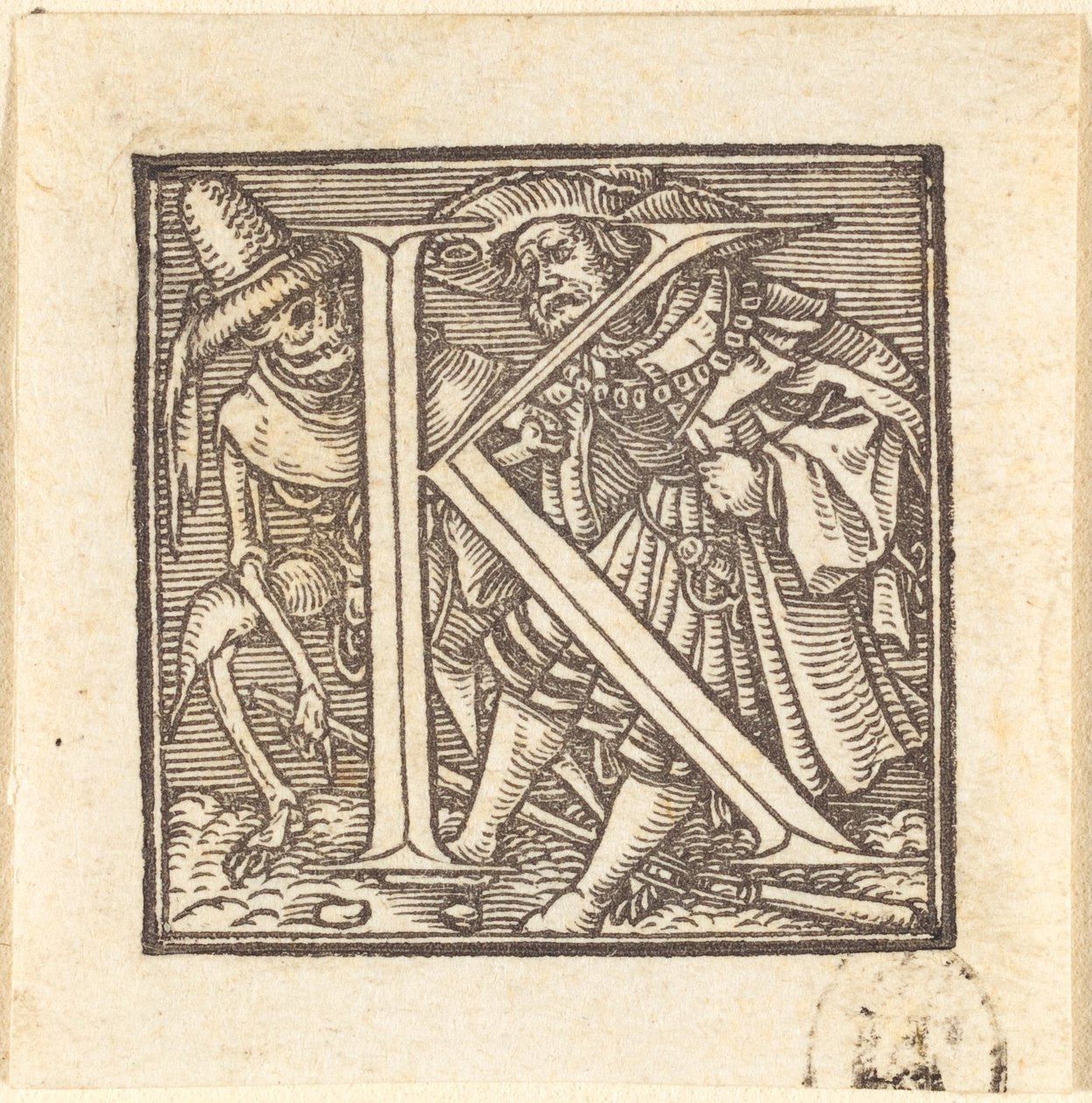 Bokstaven K. av Hans Holbein der Jüngere
