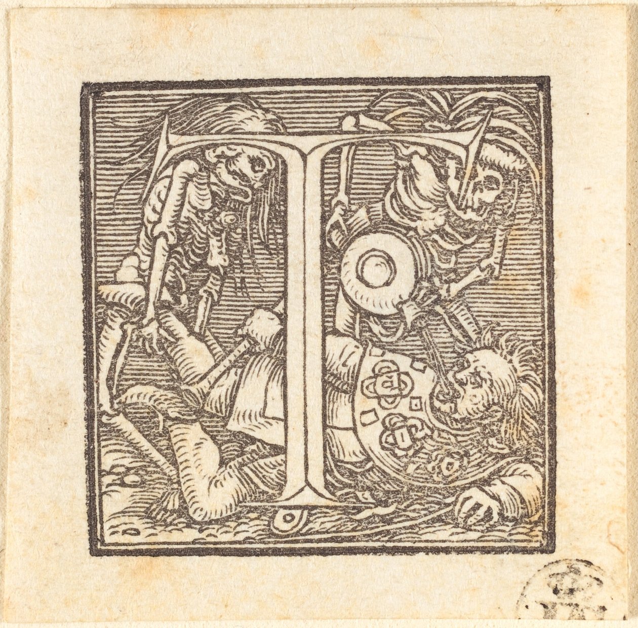 Bokstaven T. av Hans Holbein der Jüngere
