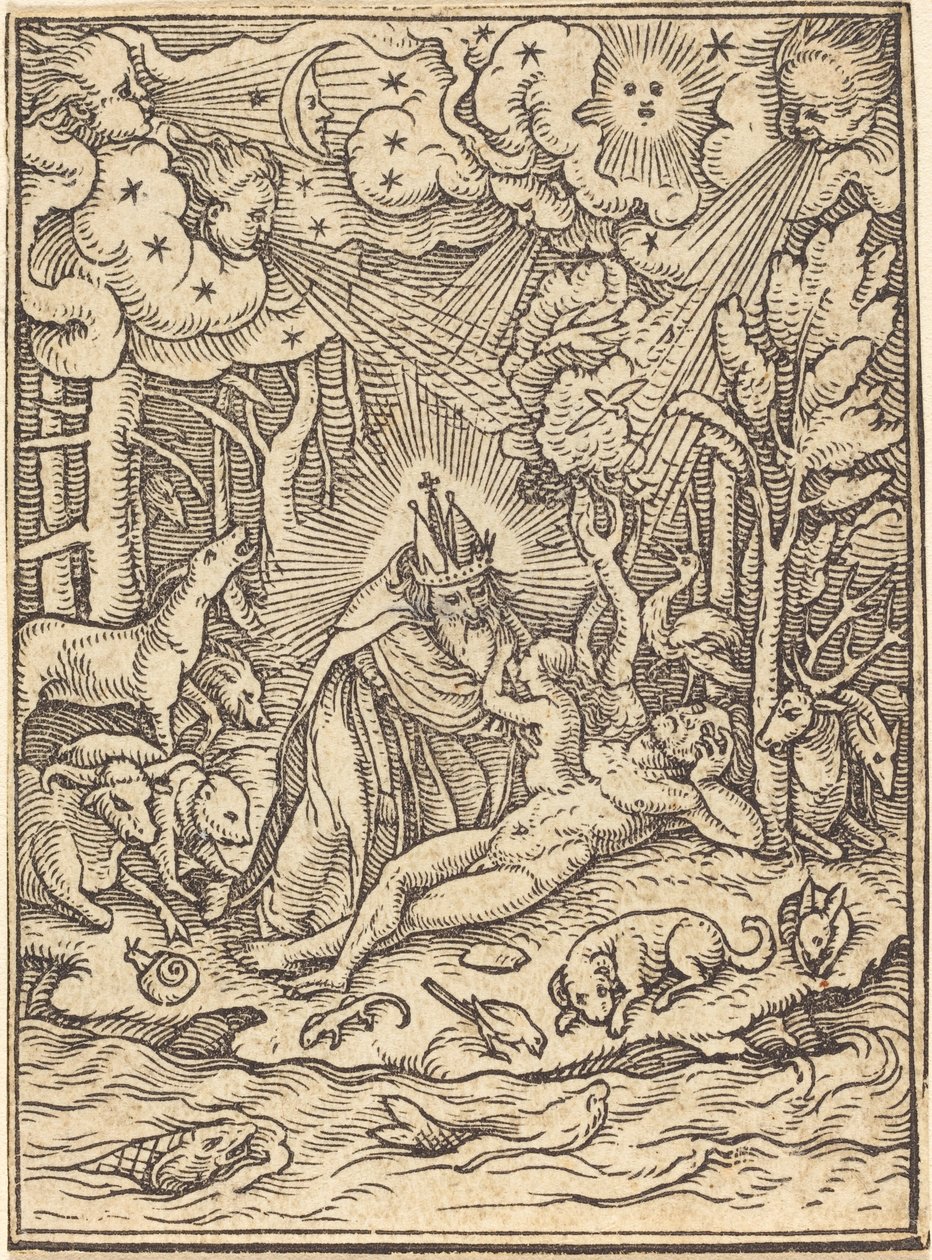 Skapelsen. av Hans Holbein der Jüngere
