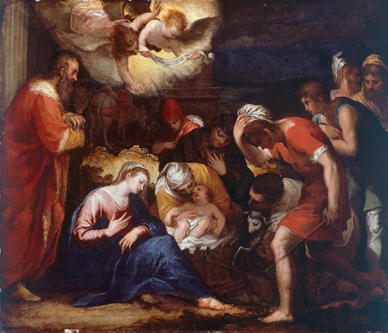 Fødsel av Hans I or Johann Rottenhammer