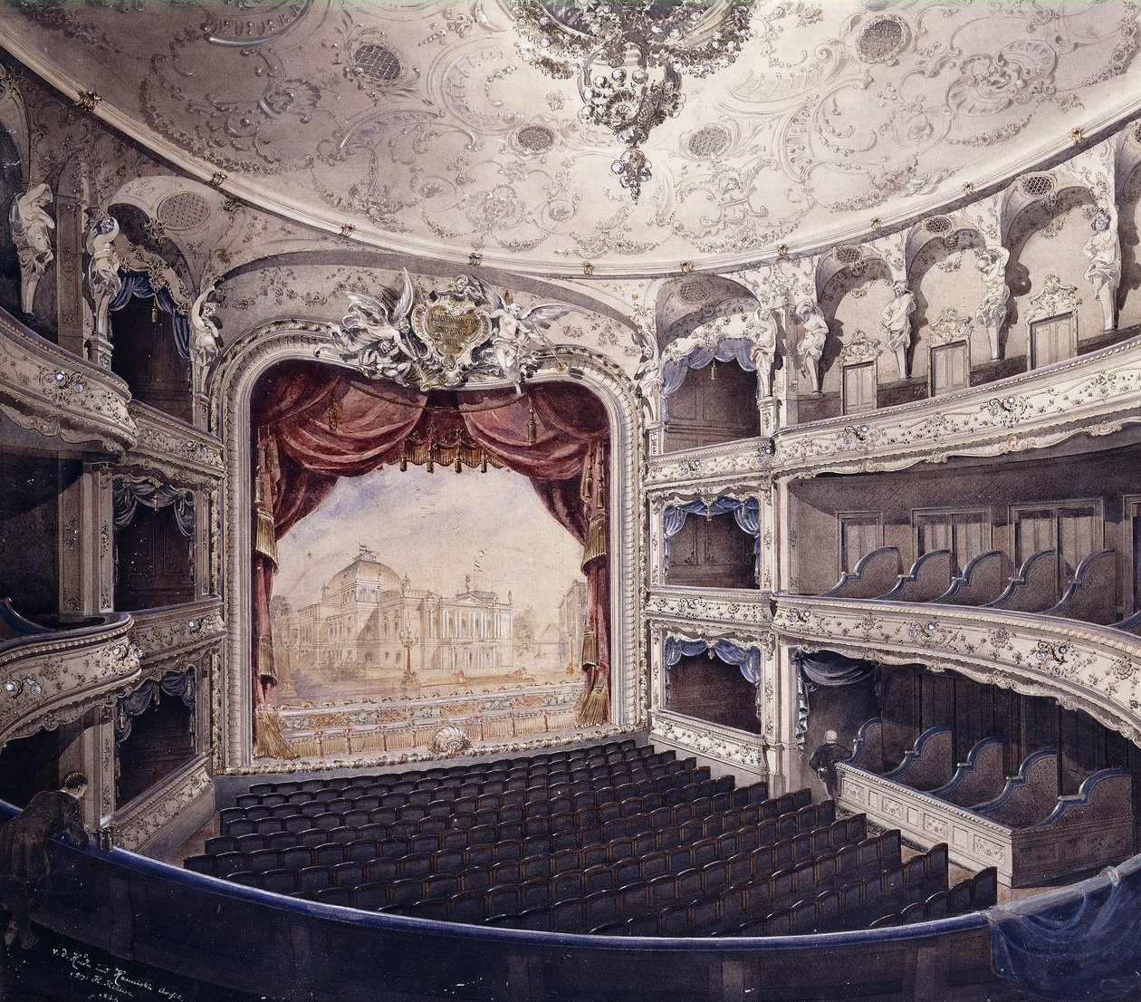 Lessing Theatre, Berlin, 1888 av Hans Krause