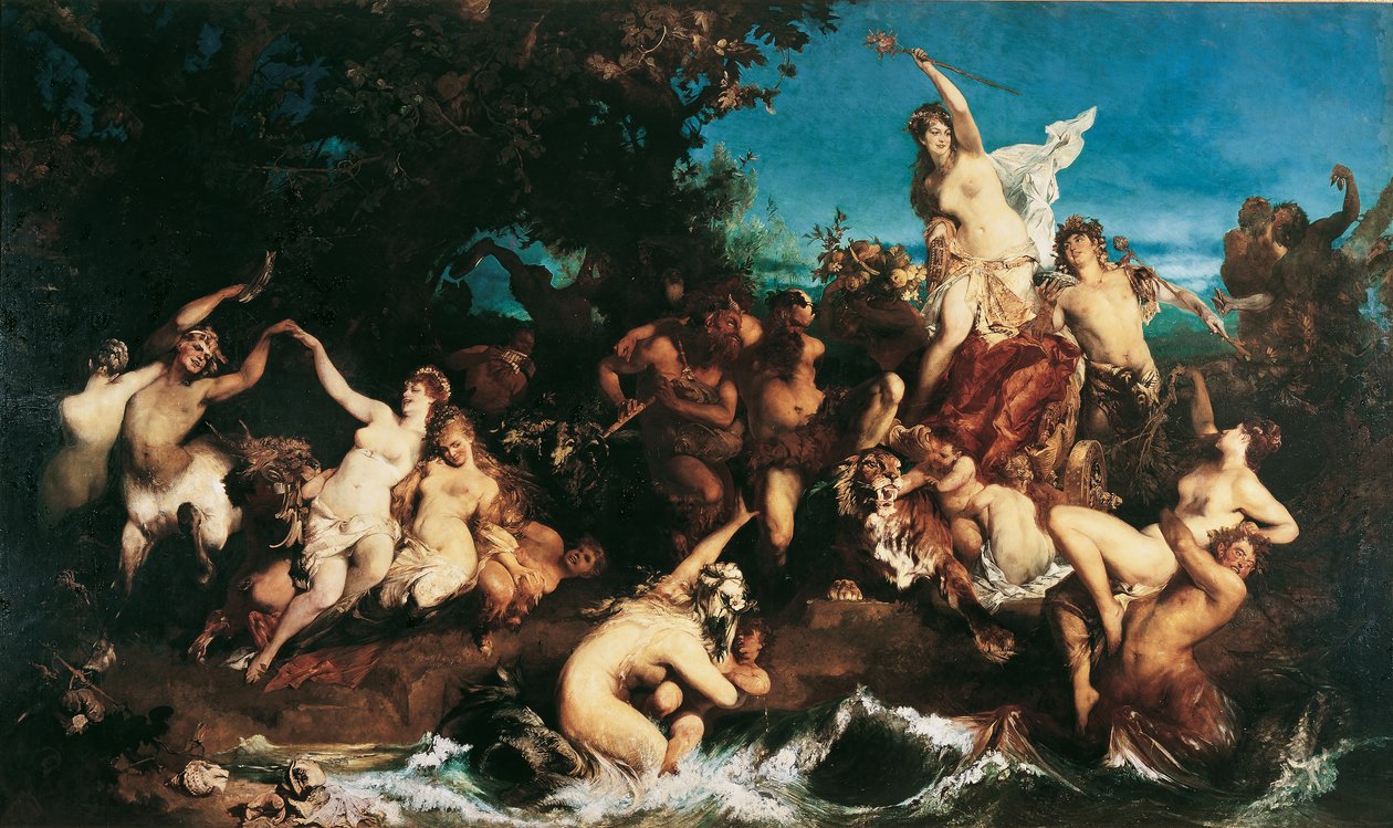 Bacchus og Ariadne av Hans Makart
