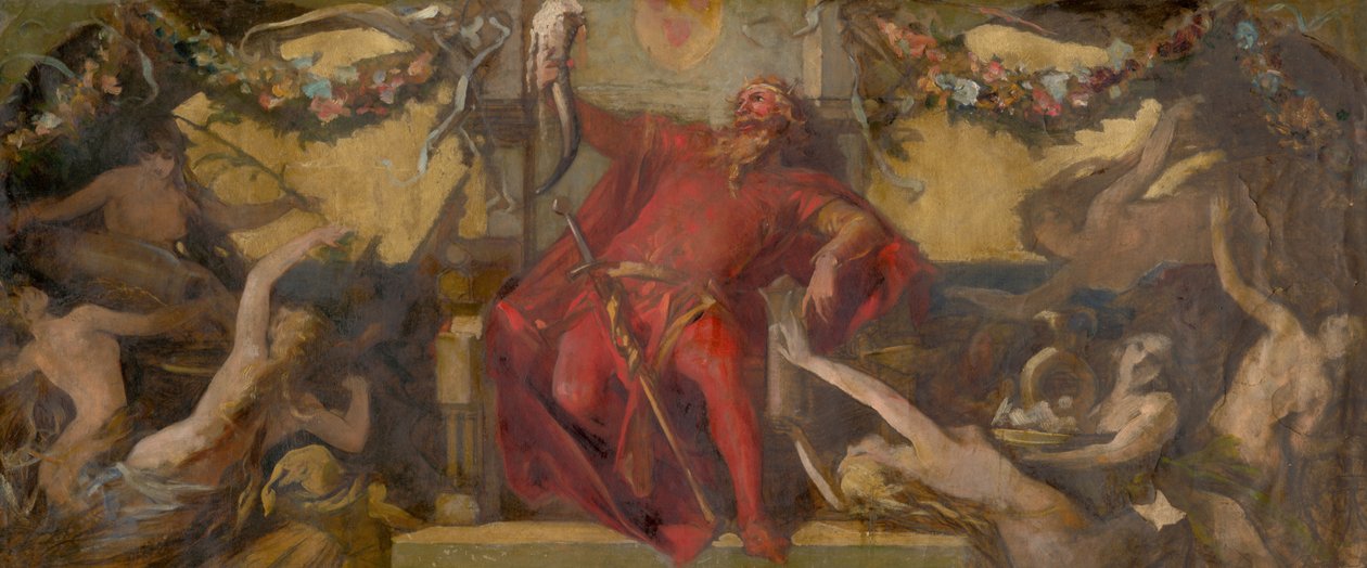 Gambrinus, ca. 1875. av Hans Makart