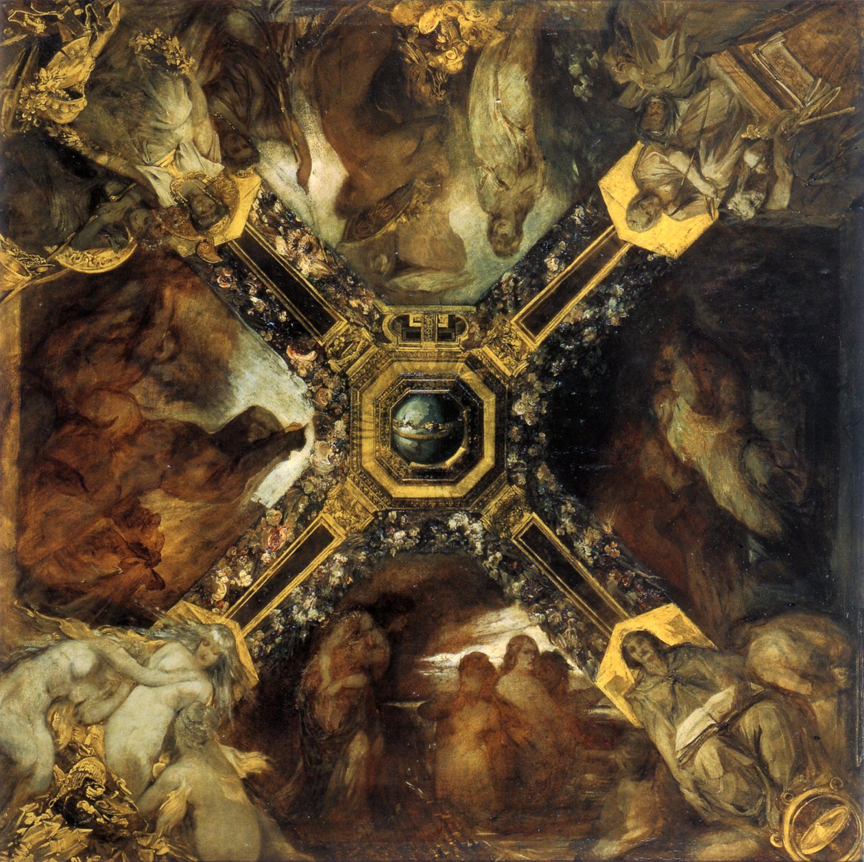 The Ring of the Nibelung, studie, 1871-1872. av Hans Makart