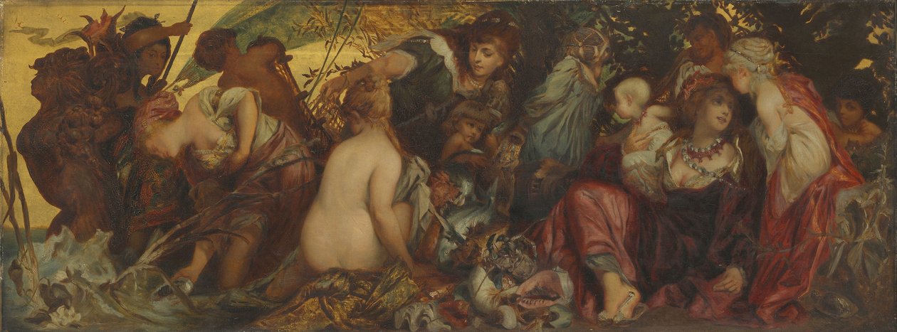 Havets skatter, 1865?80 av Hans Makart