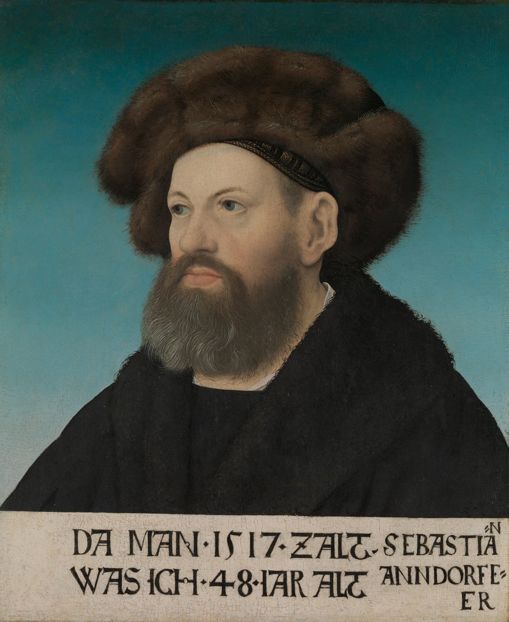 Sebastian Andorfer 1469-1537, 1517. av Hans Maler