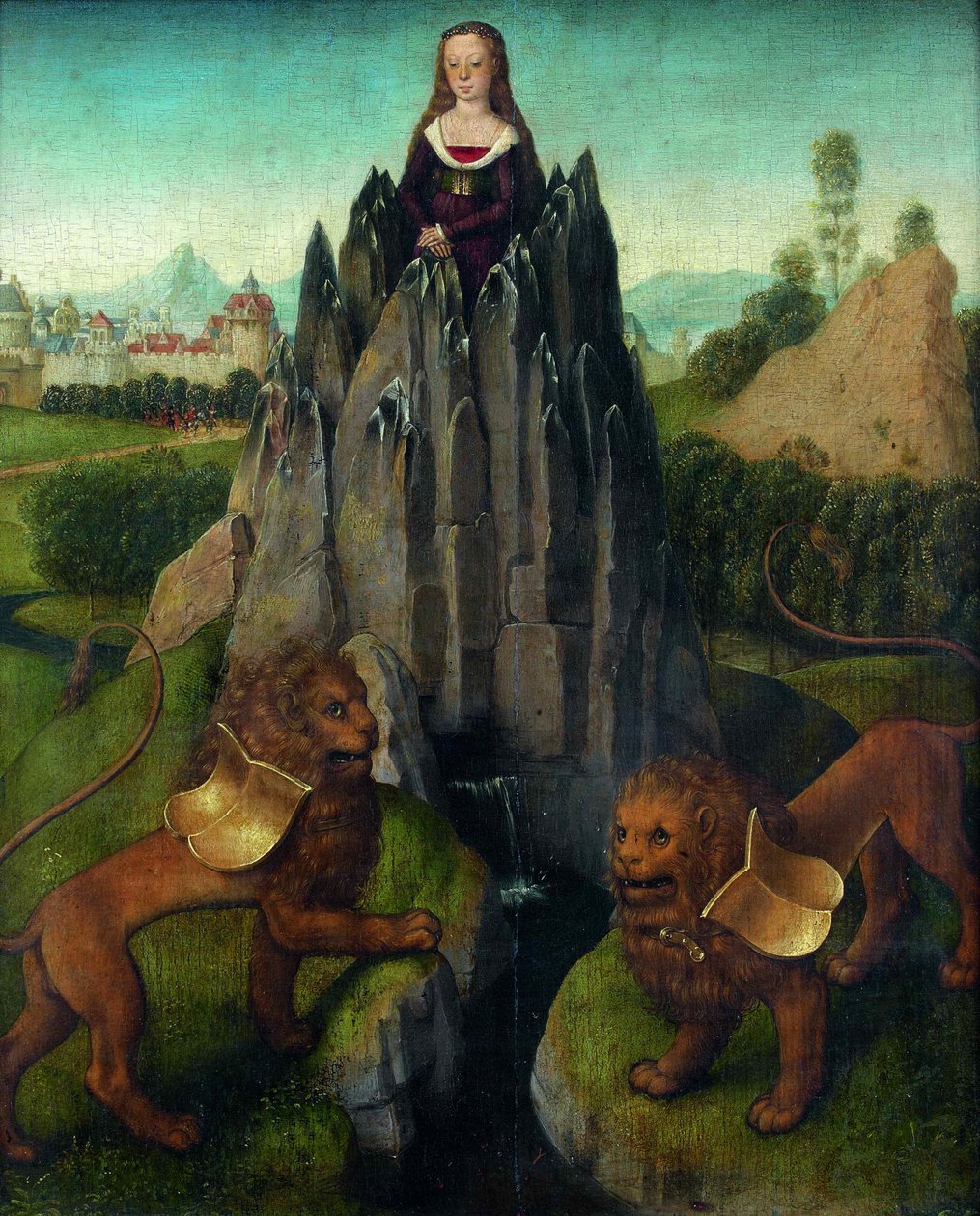 Allegory of Chastity, ca 1475. av Hans Memling