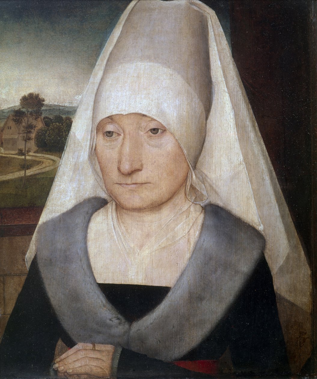 En eldre dame av Hans Memling