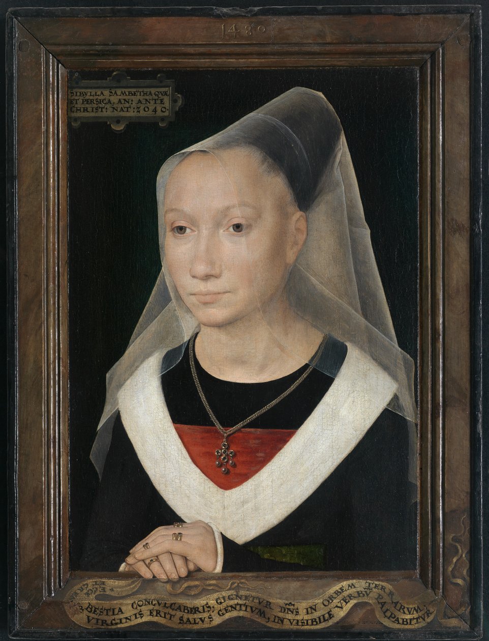 Portrett av en ung kvinne av Hans Memling