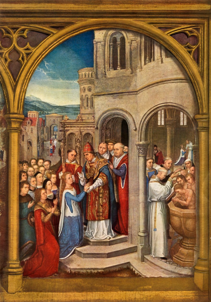 Ankomsten til Roma, 1489. av Hans Memling