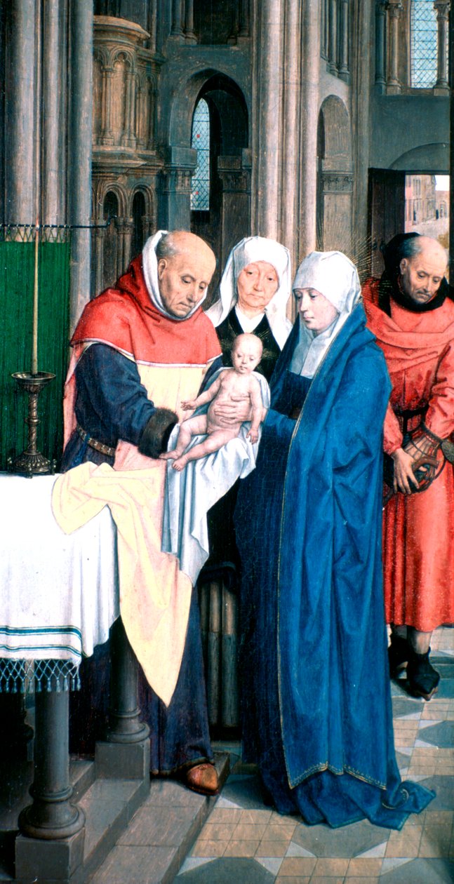 Triptych of Jan Florain, detalj, 1479 av Hans Memling