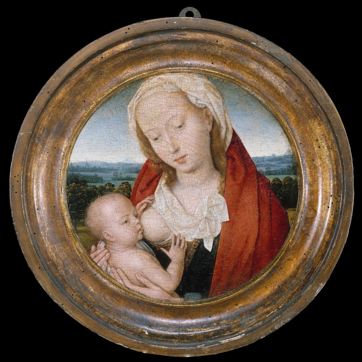 Jomfru og barn, ca. 1475-80. av Hans Memling