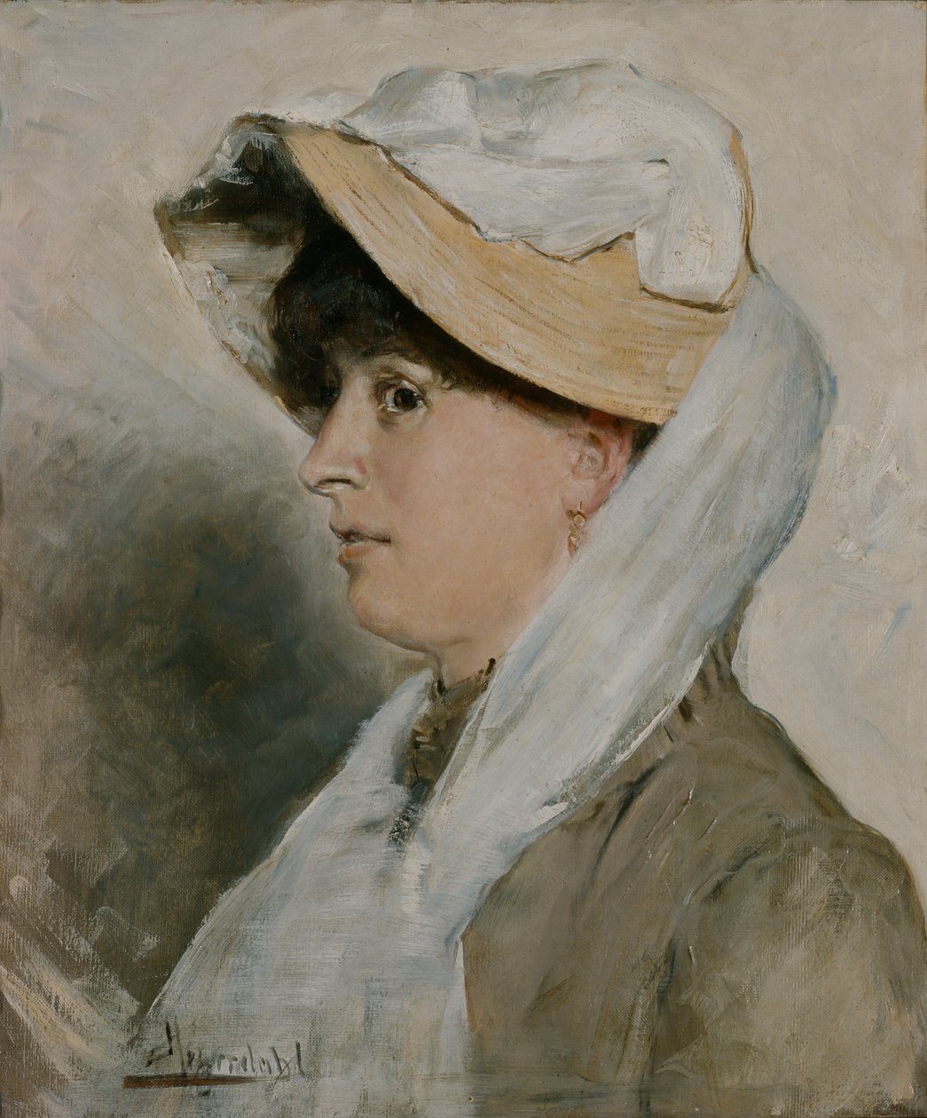 Portrett av en kvinne av Hans Olaf Heyerdahl