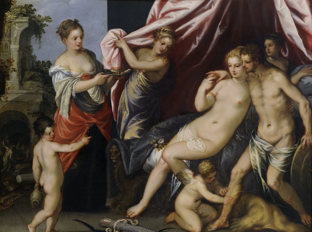 Venus og Mars av Hans Rottenhammer (I)