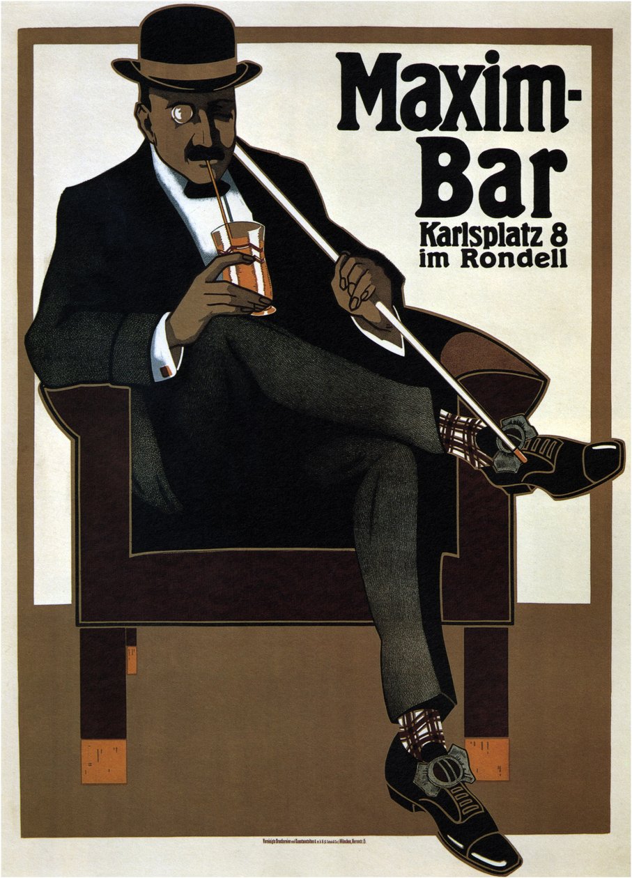 Maxim Bar, 1907 av Hans Rudi Erdt