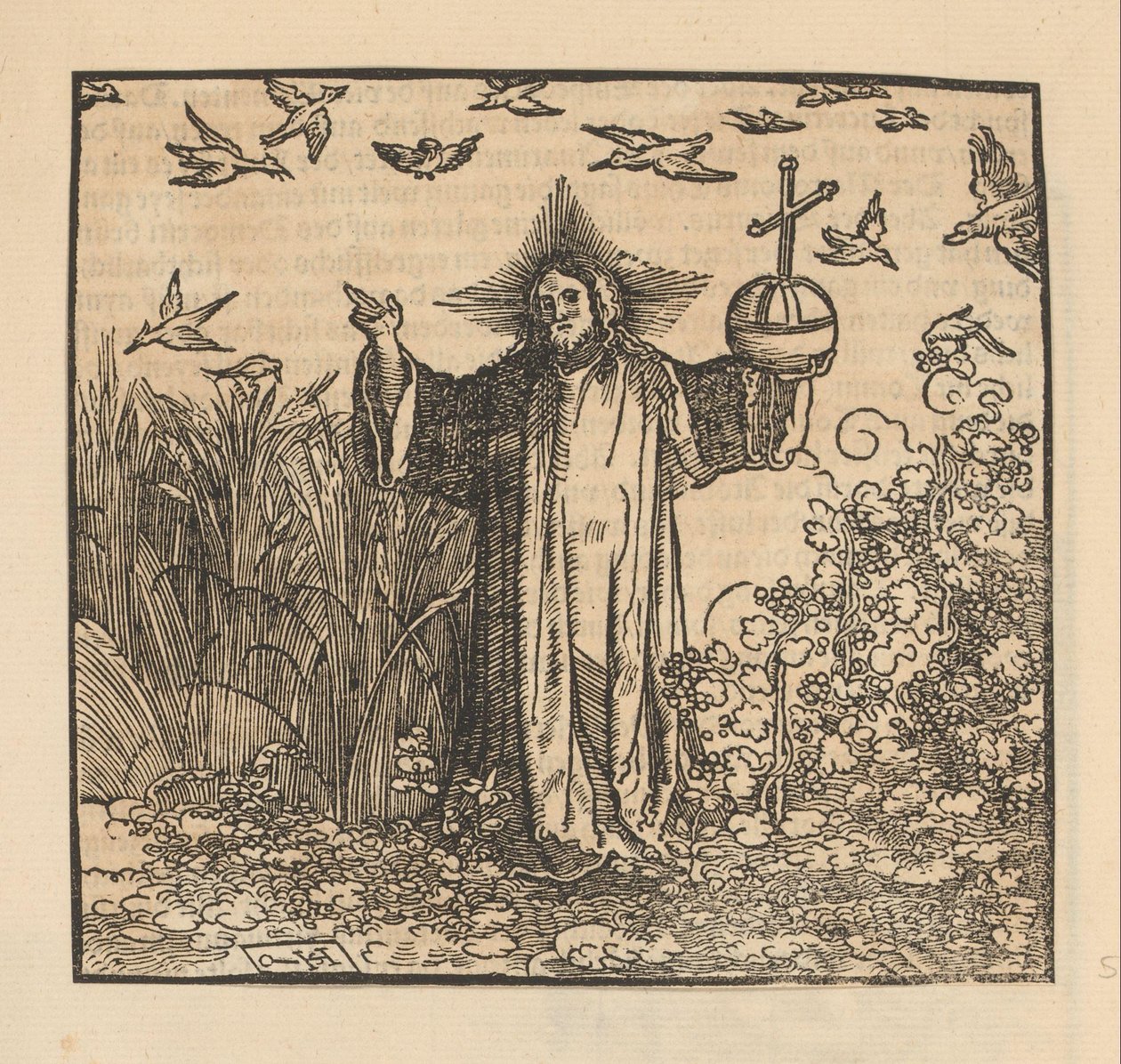 Før Kristus als Salvatore av Hans Schäufelein (possibly)