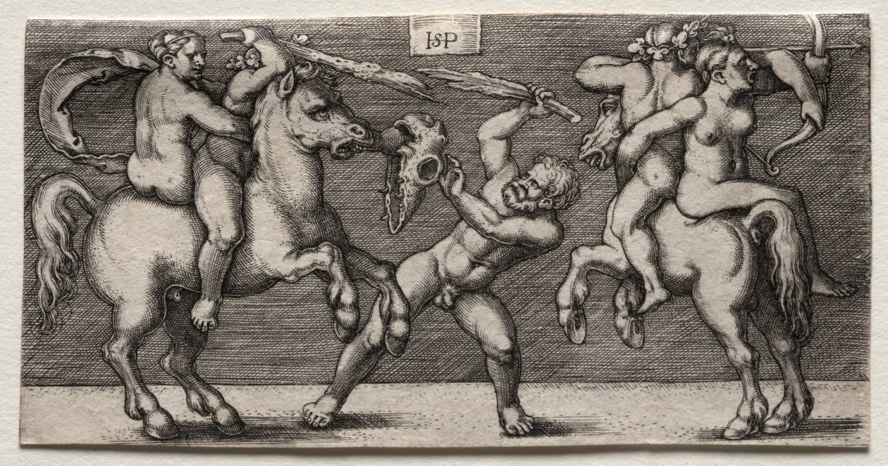 Tre menns kamp av Hans Sebald Beham