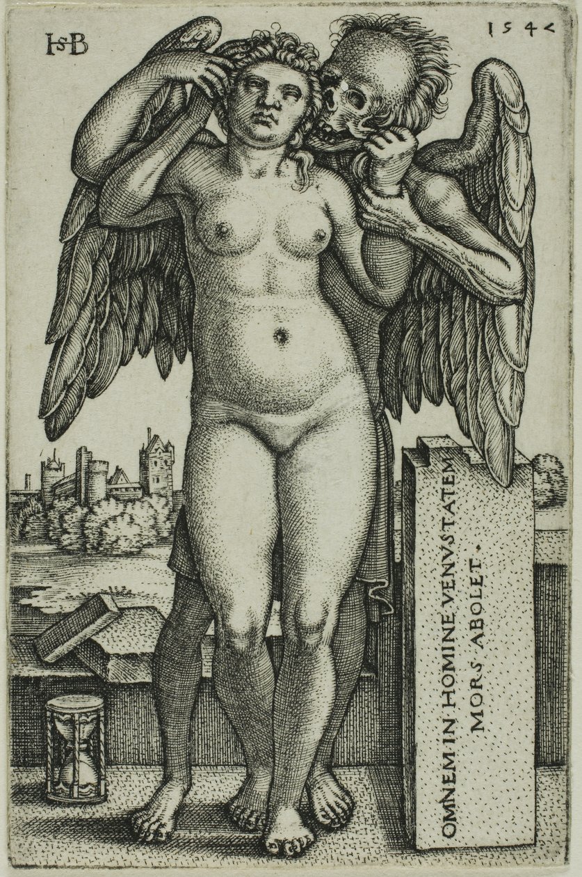 Døden og jomfruen av Hans Sebald Beham