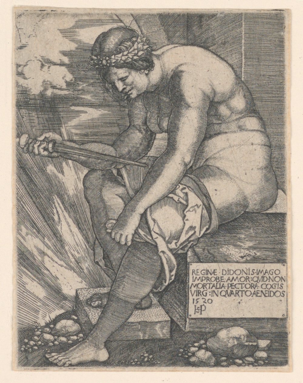 Dido av Hans Sebald Beham