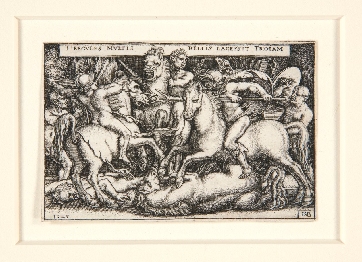 Hercules beseiret trojanerne av Hans Sebald Beham