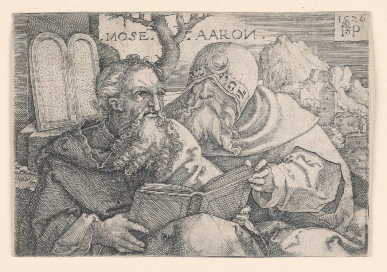 Moses og Aron av Hans Sebald Beham