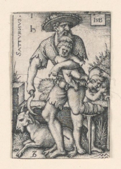 Saturn, fra The Seven Planets av Hans Sebald Beham
