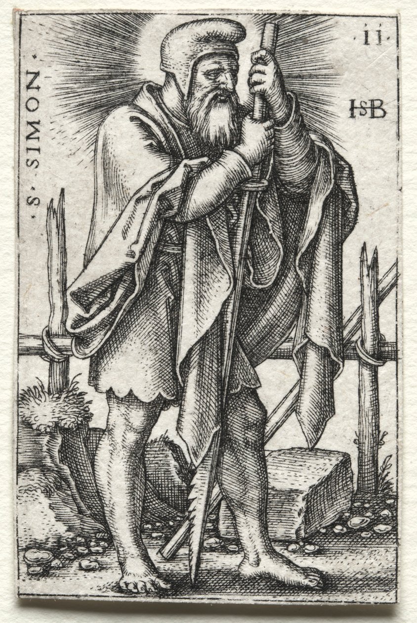 St. Simon, 1545-1546. av Hans Sebald Beham