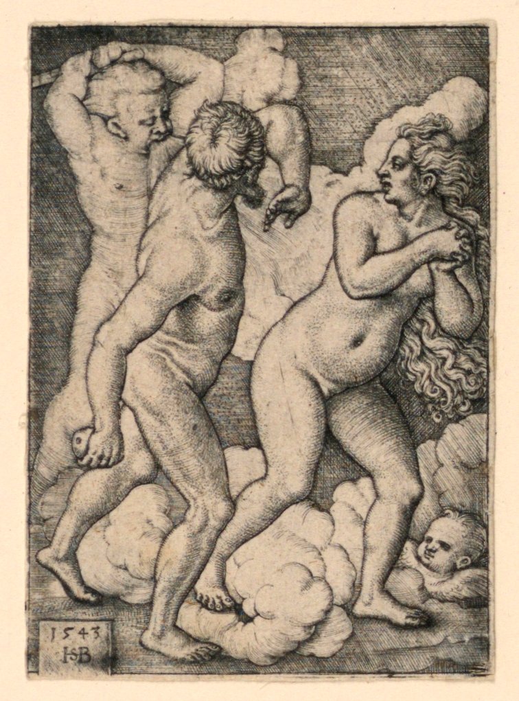 Utvisningen fra paradis av Hans Sebald Beham
