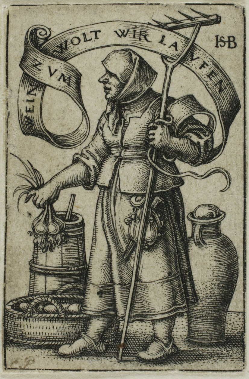 Markedskvinnen av Hans Sebald Beham