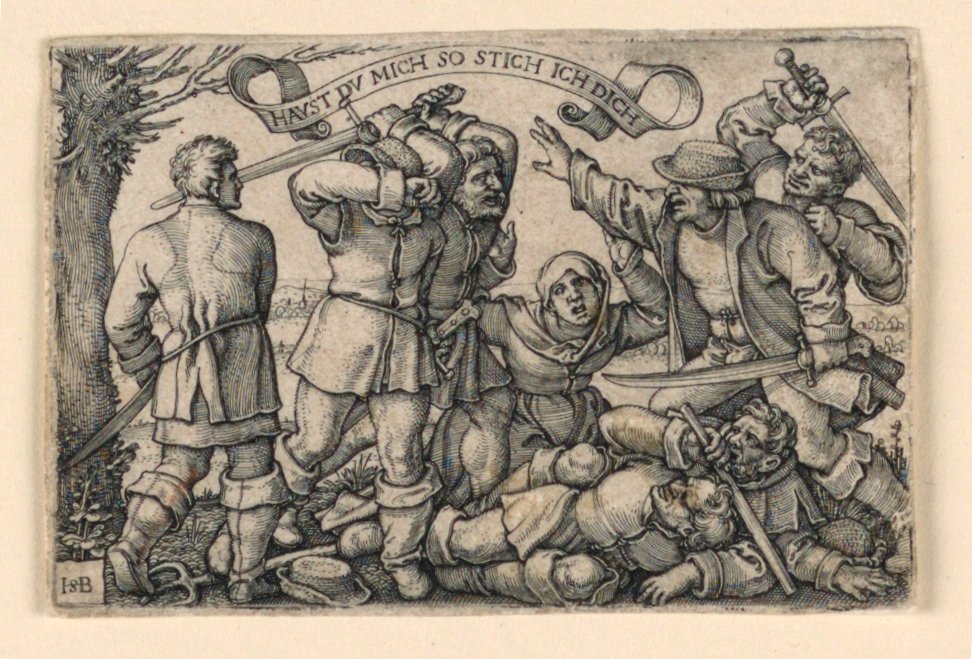 Bondestriden av Hans Sebald Beham