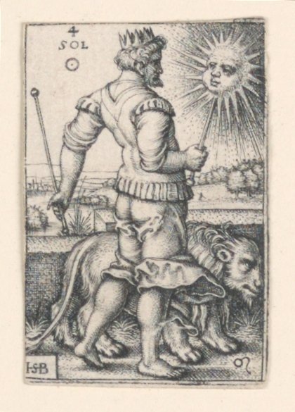 Solen, fra De syv planetene av Hans Sebald Beham