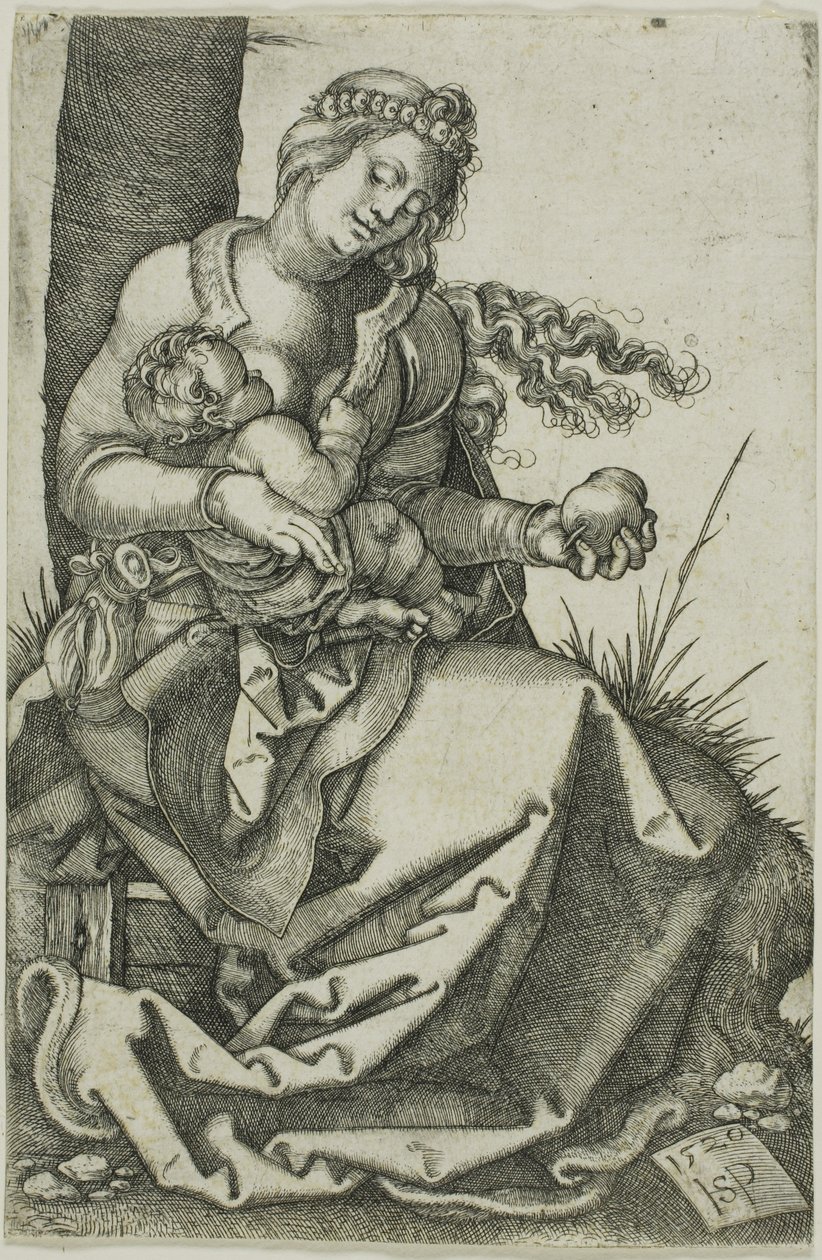 Jomfruen med pæren av Hans Sebald Beham
