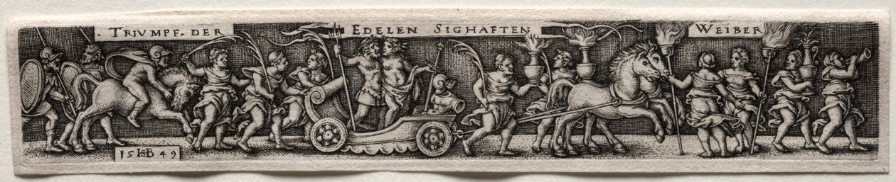 Kvinnenes triumf av Hans Sebald Beham