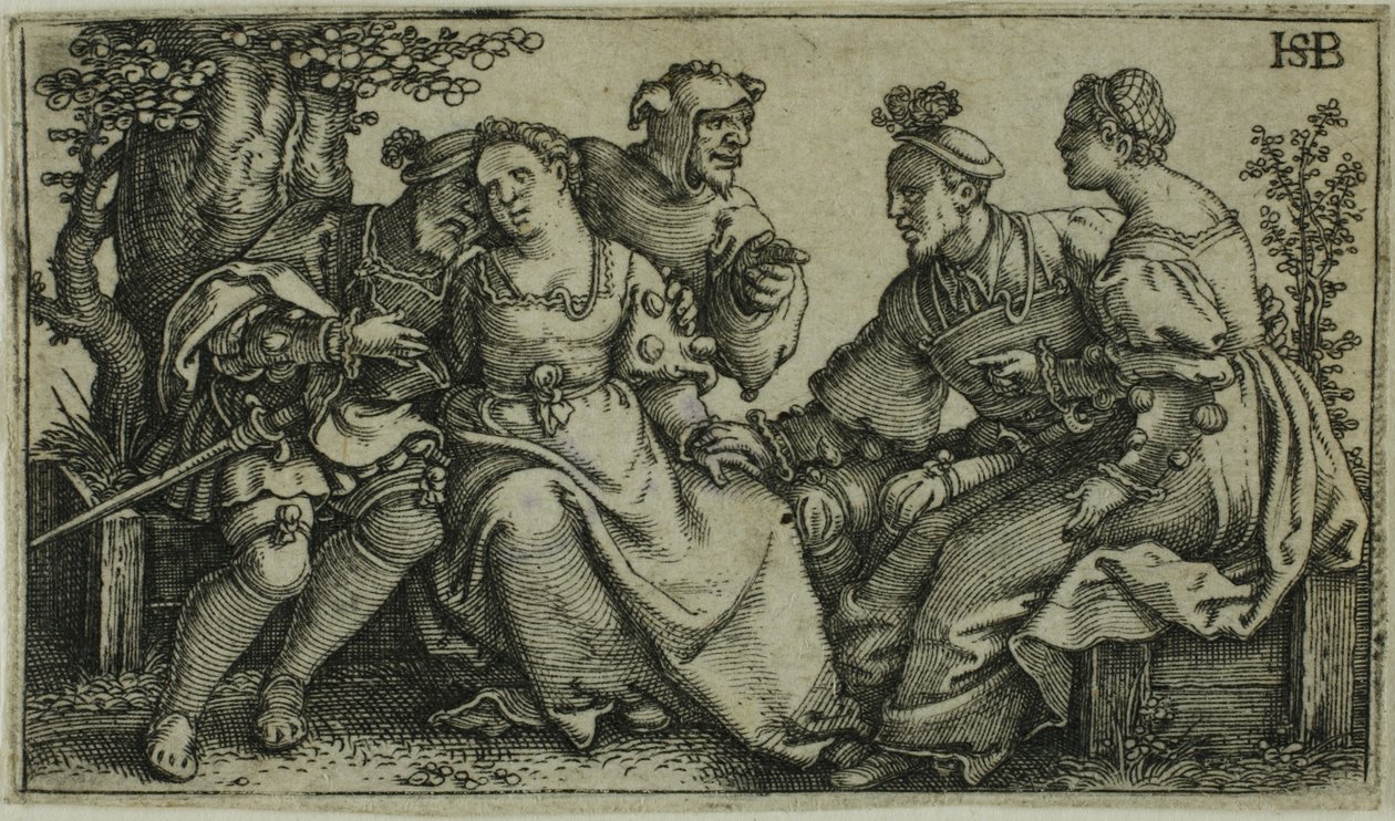 To par og bøffelen av Hans Sebald Beham