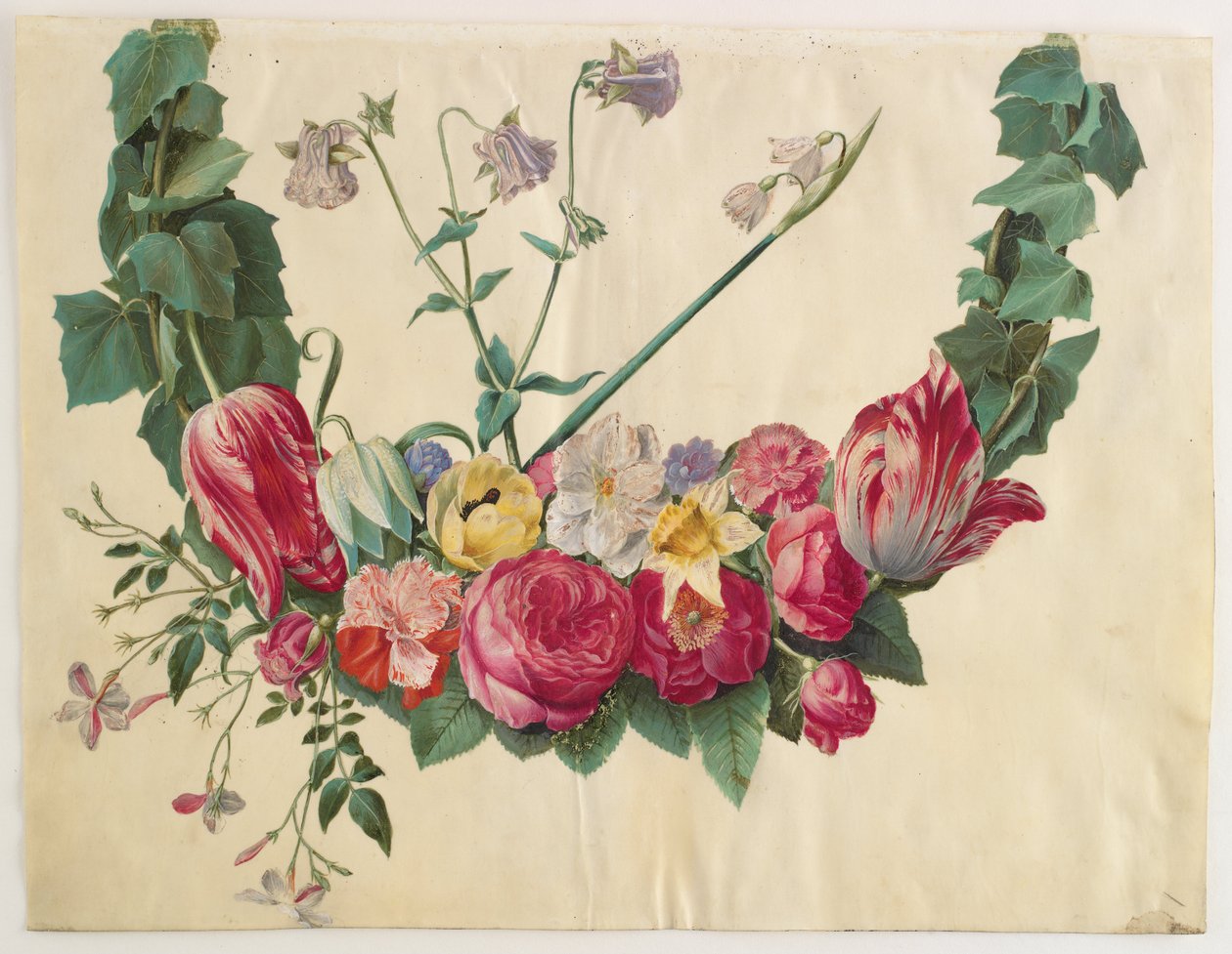 Blomsterranke av Hans Simon Holtzbecker