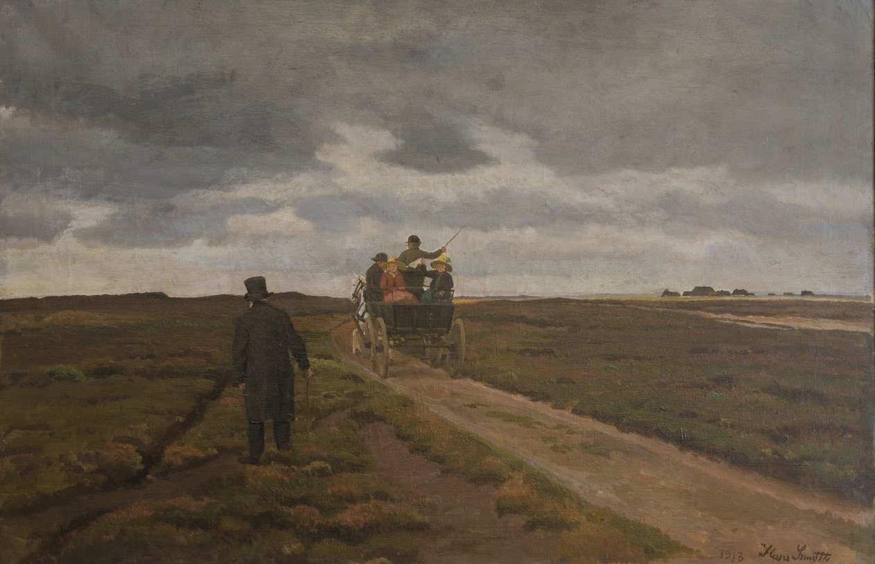 Heilandskap med dagvogn av Hans Smidth
