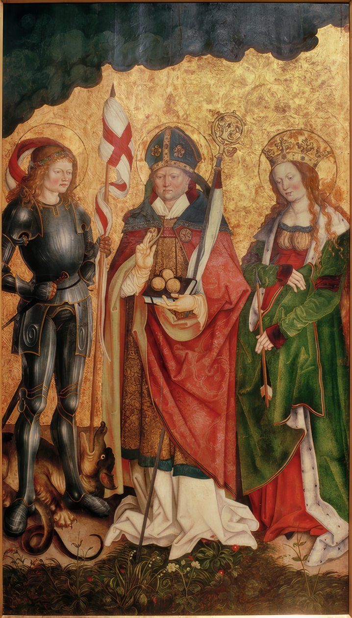 St. George, Nicholas, Ursula av Hans Strüb