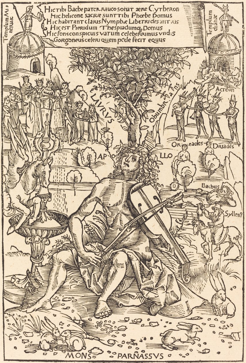 Apollo på Parnassus av Hans Süss von Kulmbach
