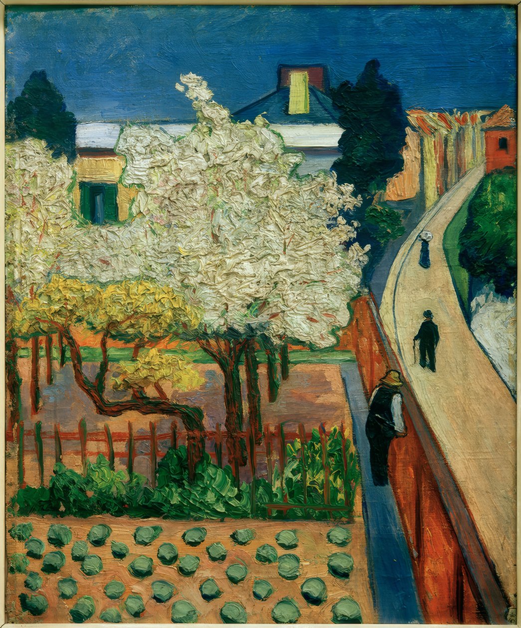Blomstrende frukttrær (Endenich) av Hans Thuar