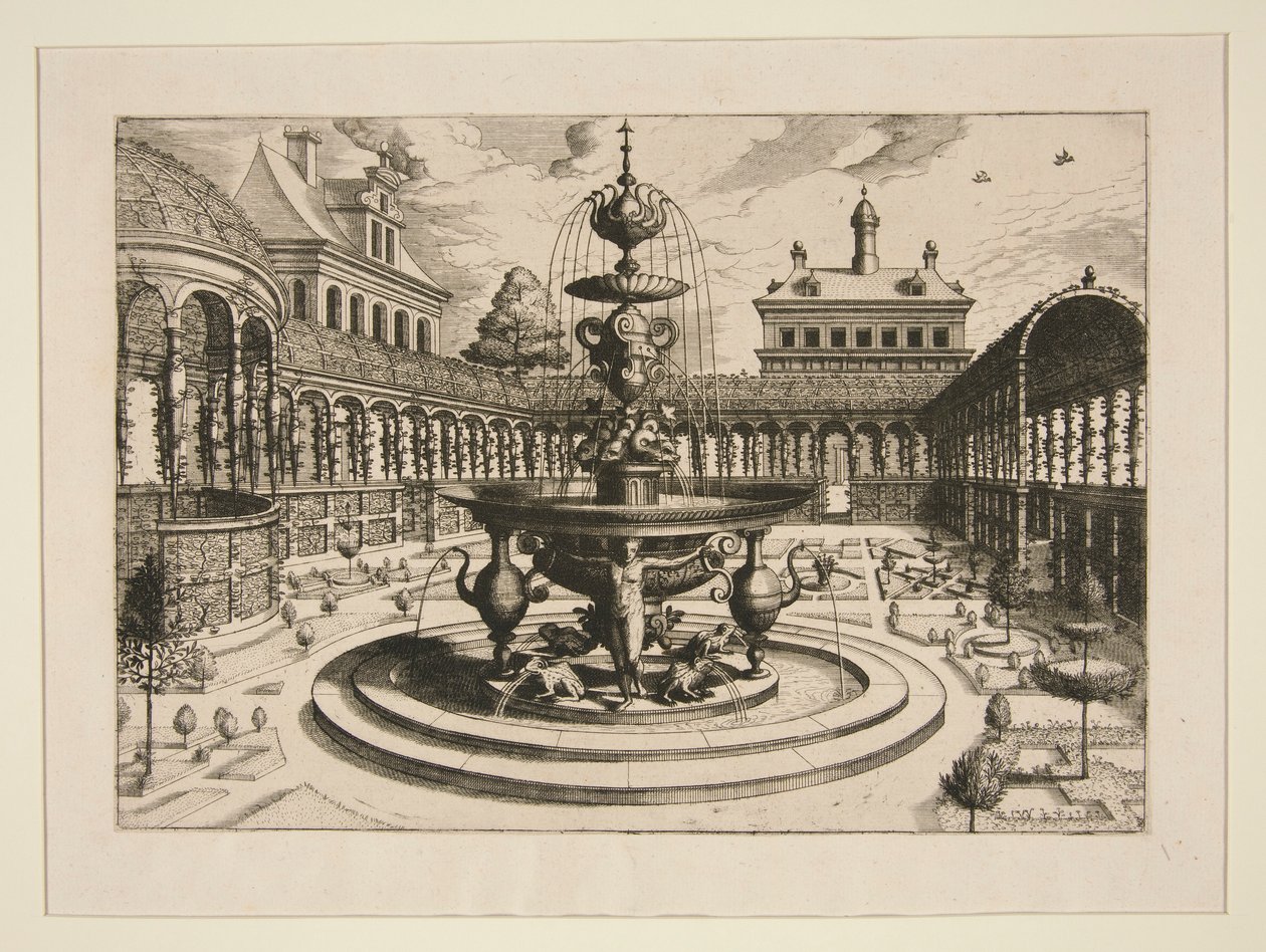 En fontene av Hans Vredeman de Vries