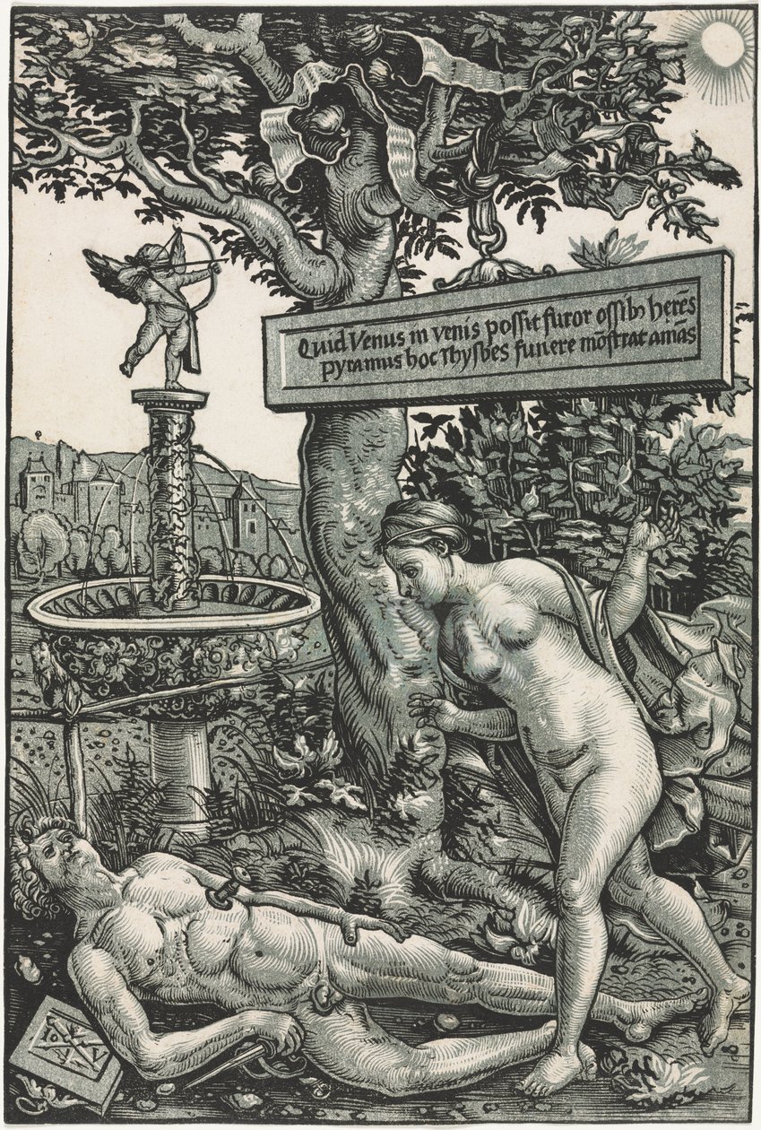 Pyramus og Thisbe av Hans Wechtlin