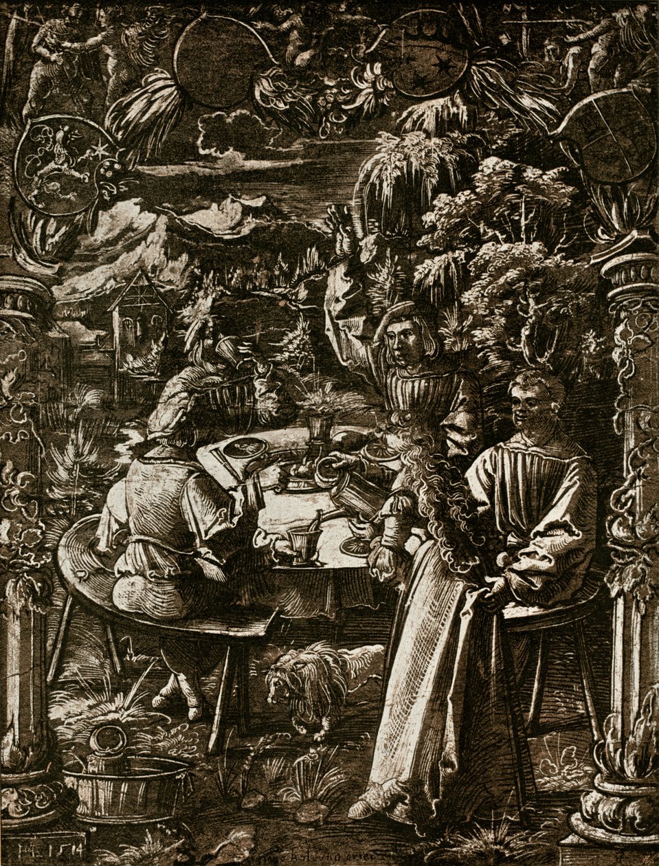 glass severdigheter av Hans the Younger Leu