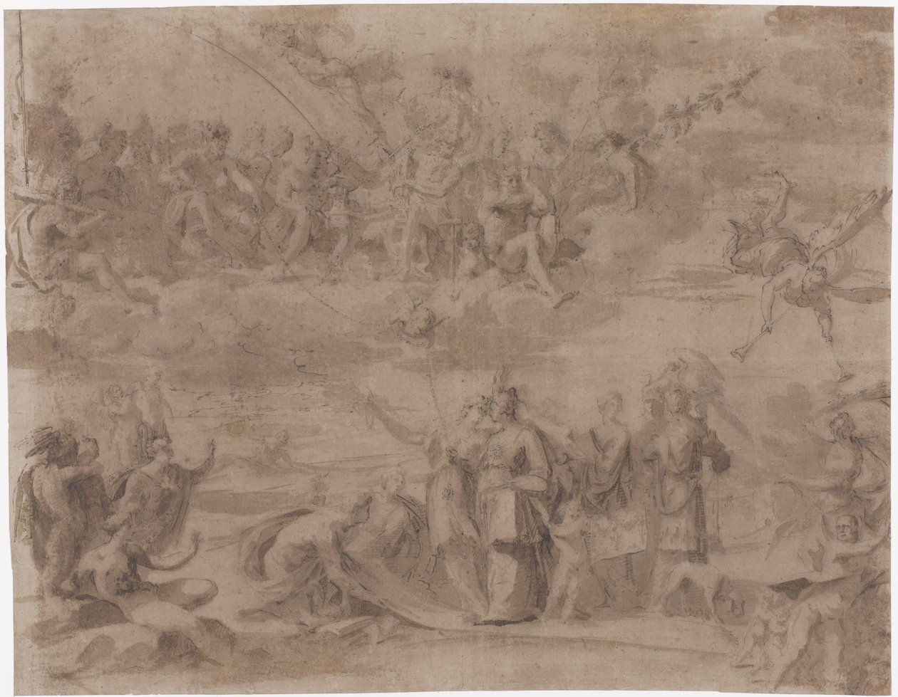 Allegorisk representasjon av Hans von Aachen (possibly)