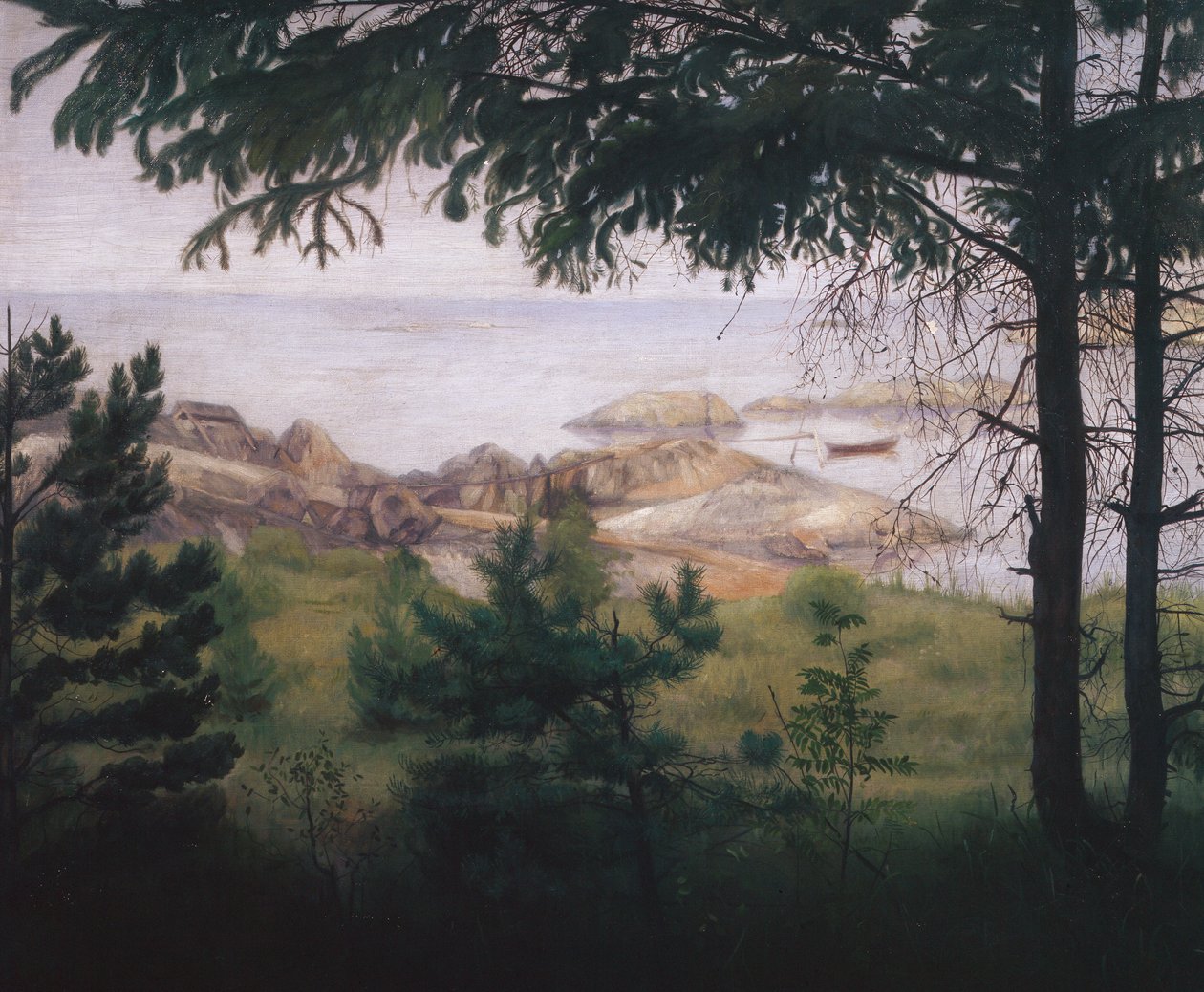 Ved sjøen av Harald Oscar Sohlberg