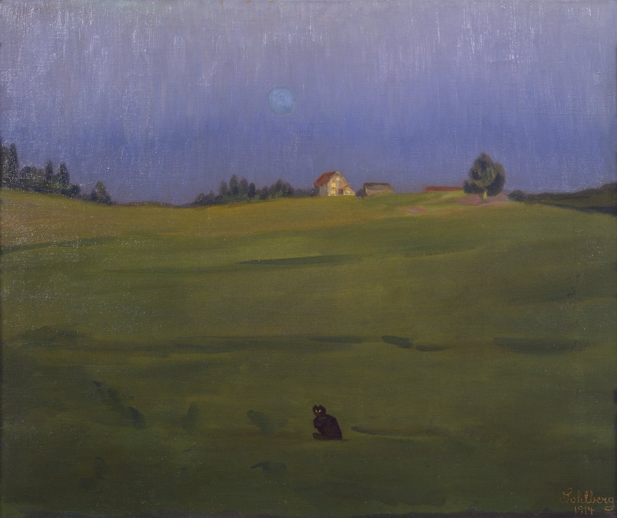 From Hogsvedt in Ås av Harald Oscar Sohlberg