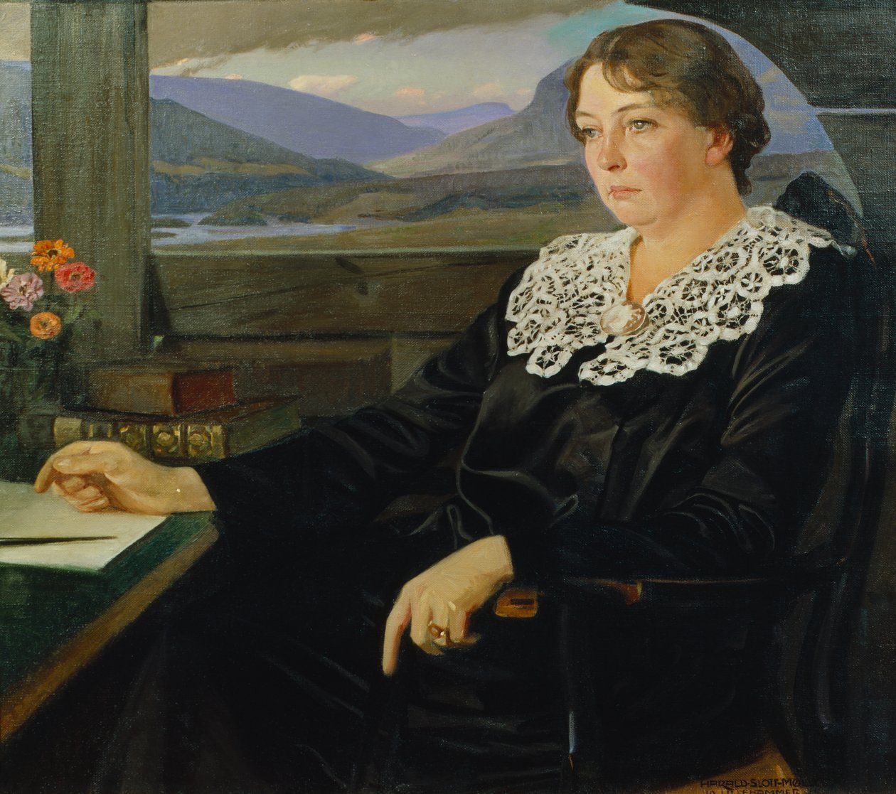 Author Sigrid Undset av Harald Slott Moller