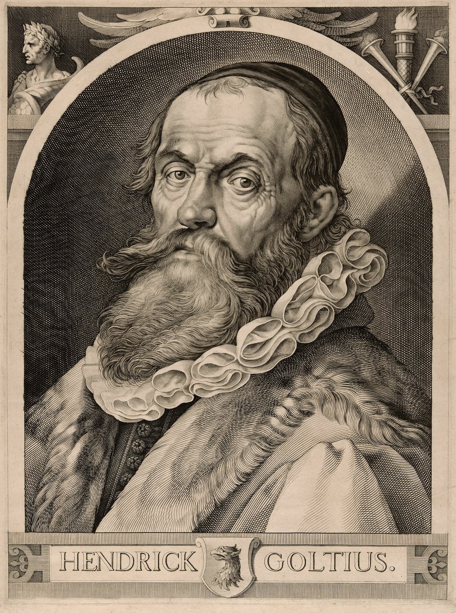 Portrett av Hendrick Goltzius av Harmen Jansz. Muller