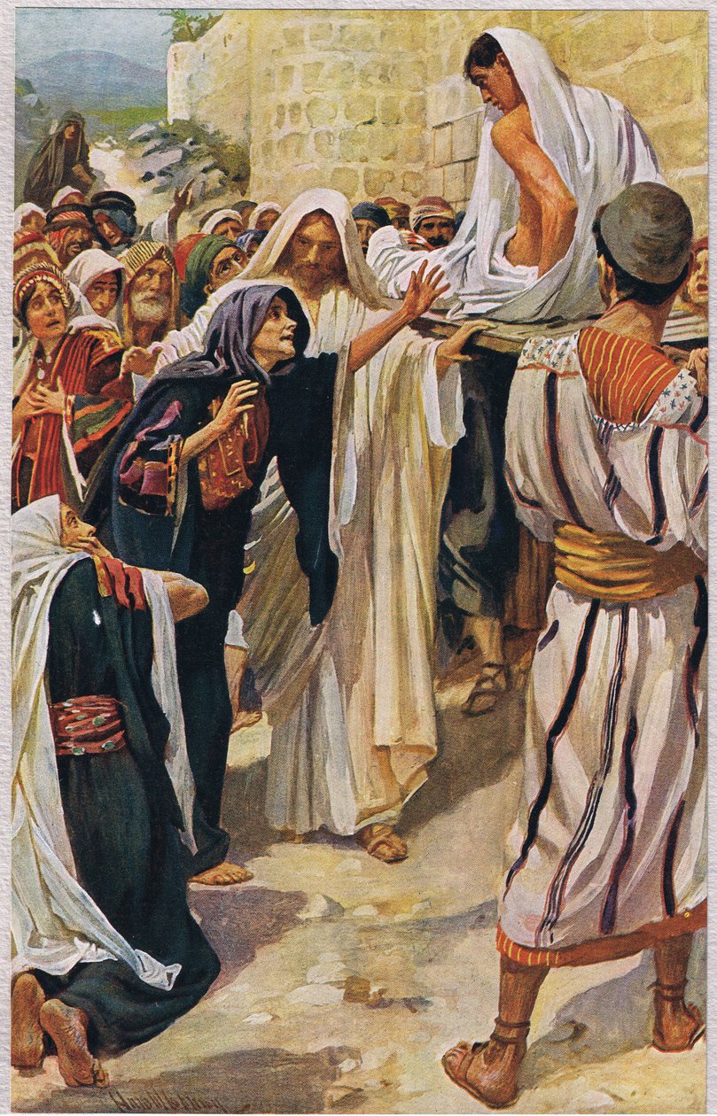 The Widow of Nain, illustrasjon fra 