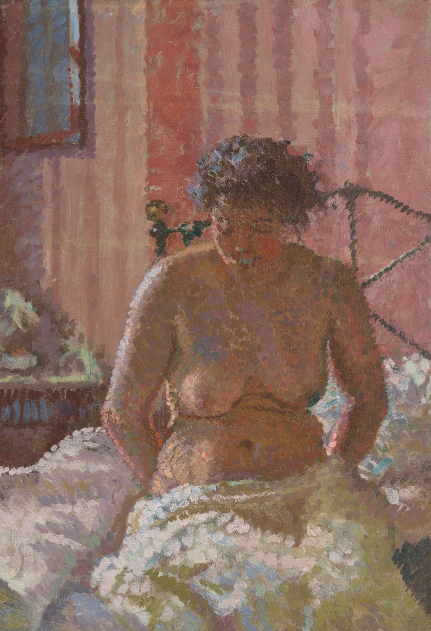 Naken i et interiør av Harold Gilman