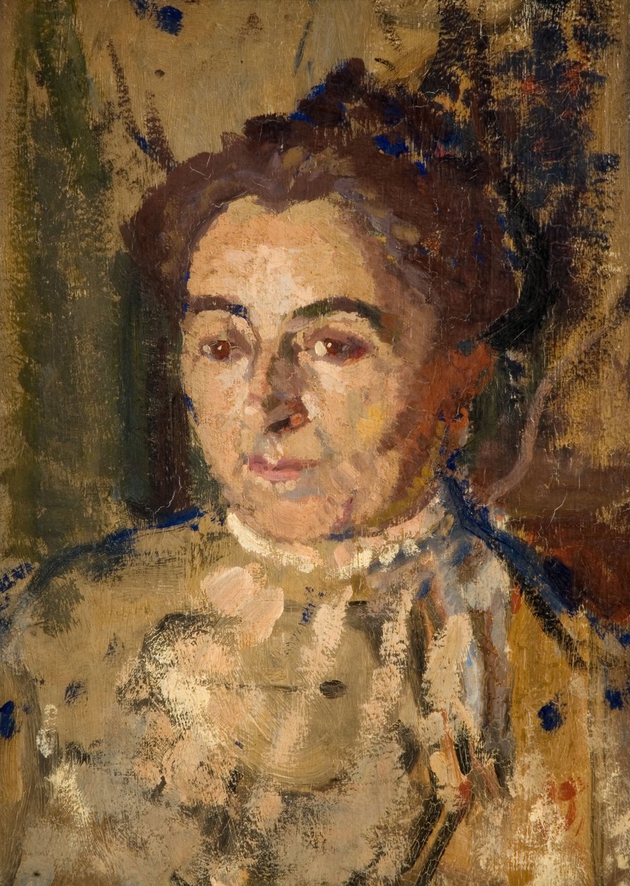 Portrettstudie av en kvinne, 1908-1910. av Harold Gilman